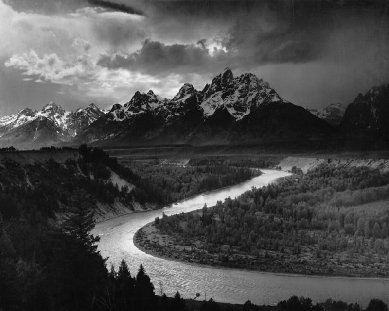 Tetons by Ansel Adams