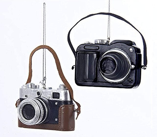 Camera Christmas tree ornaments