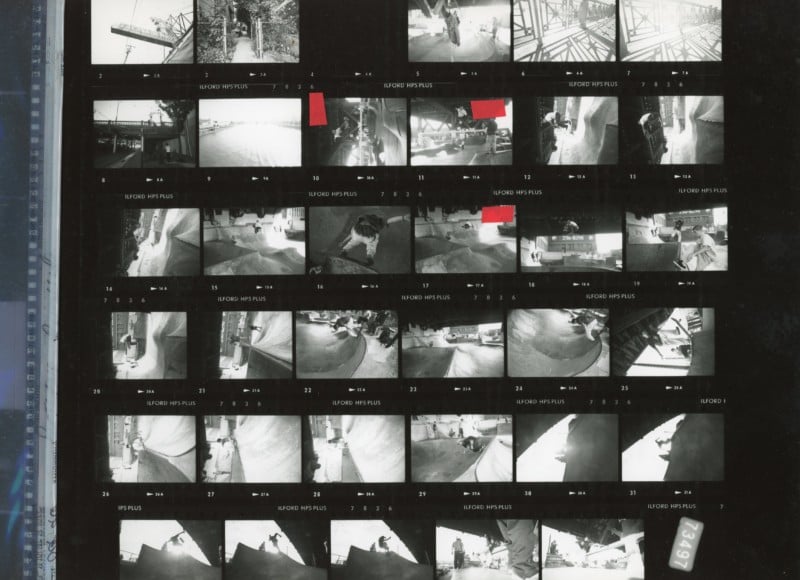 film contact sheet