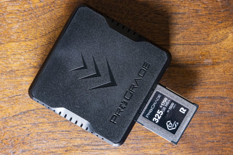 Prograde digital memory card and reader